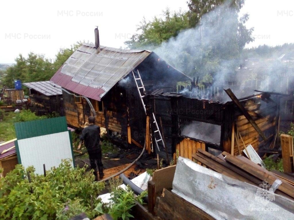 Пожар в Киренском районе